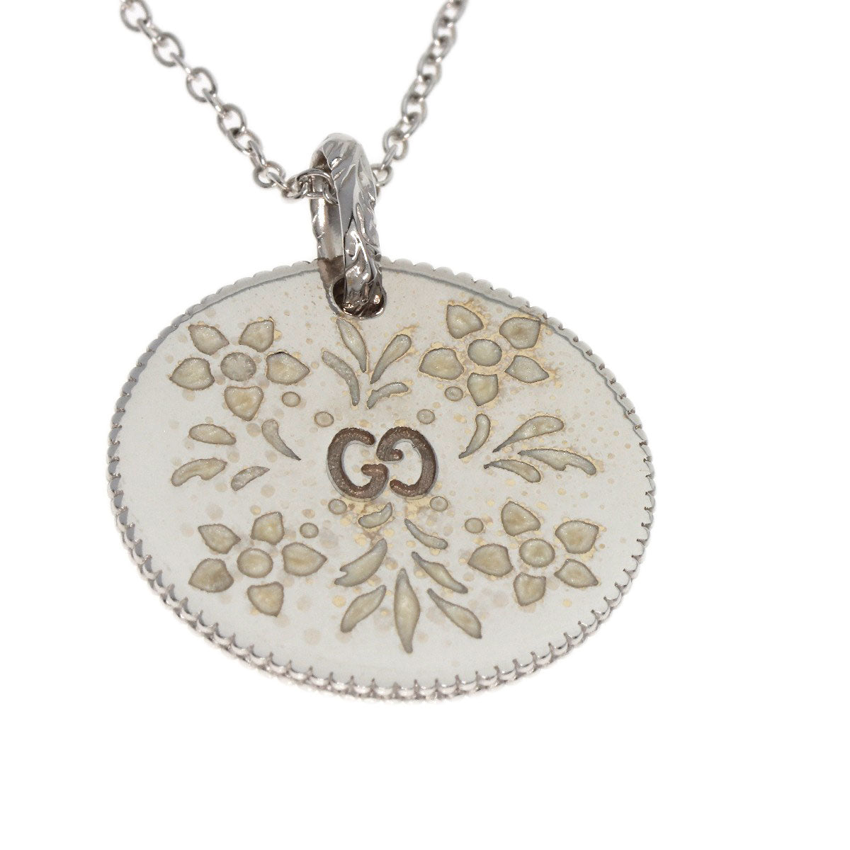 GUCCI   Necklace Icon Blooms K18 White Gold Ladies