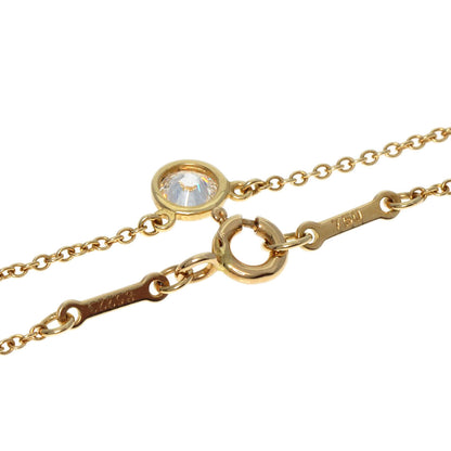 TIFFANY&Co.   Necklace By The Yard 1P Diamond K18 Yellow Gold Ladies