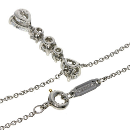 TIFFANY&Co. Swing Drop Diamond Necklace Platinum PT950 Ladies [Used]