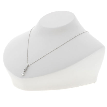TIFFANY&Co. Swing Drop Diamond Necklace Platinum PT950 Ladies [Used]