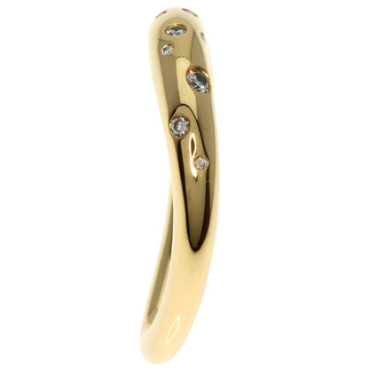 Georg Jensen   Offspring Diamond 52-53 Ring  K18 Yellow Gold Ladies [Used]