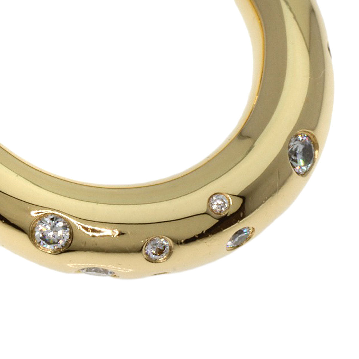 Georg Jensen   Offspring Diamond 52-53 Ring  K18 Yellow Gold Ladies [Used]