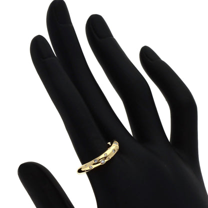 Georg Jensen   Offspring Diamond 52-53 Ring  K18 Yellow Gold Ladies [Used]