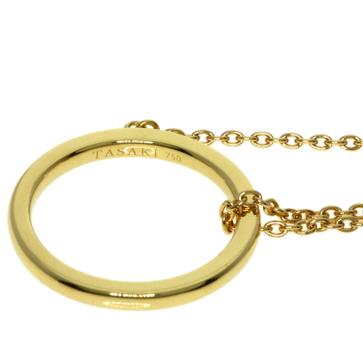 TASAKI   Necklace Balance Signature Pearl Pearl K18 Yellow Gold Ladies