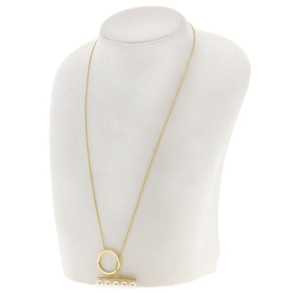 TASAKI   Necklace Balance Signature Pearl Pearl K18 Yellow Gold Ladies