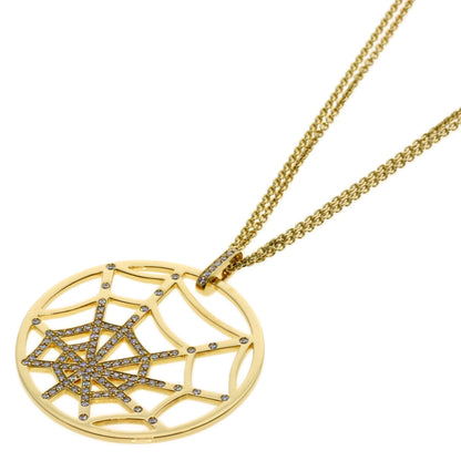 Chaumet Atlas Moi Spider Web Diamond Necklace K18 Yellow Gold Ladies [Used]