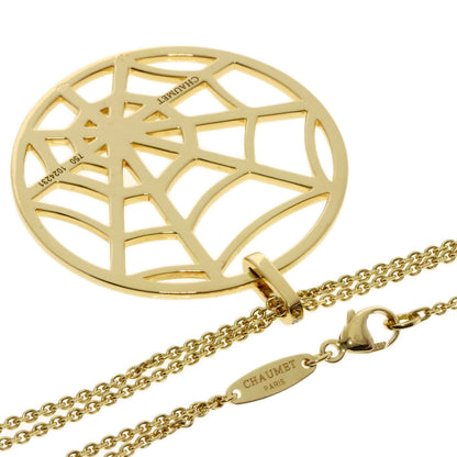 Chaumet Atlas Moi Spider Web Diamond Necklace K18 Yellow Gold Ladies [Used]