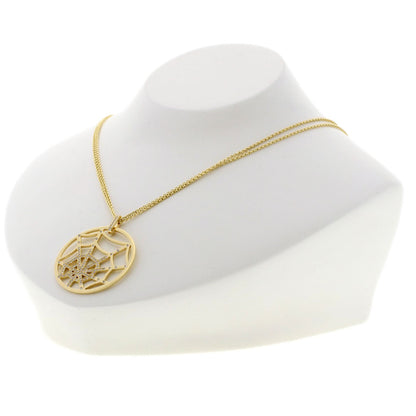 Chaumet Atlas Moi Spider Web Diamond Necklace K18 Yellow Gold Ladies [Used]