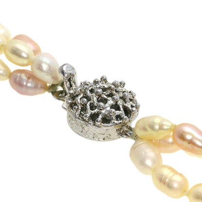 Freshwater Pearl Set of 2 Necklace Silver 61.5g　Ladies