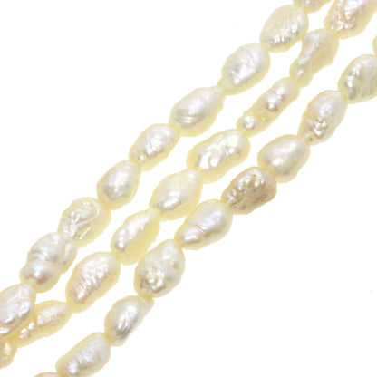 Freshwater Pearl Set of 2 Necklace Silver 61.5g　Ladies