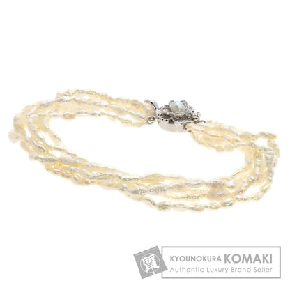Keshi pearl Pearl Bracelet Silver 11.7g　Ladies