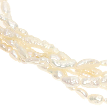 Keshi pearl Pearl Bracelet Silver 11.7g　Ladies