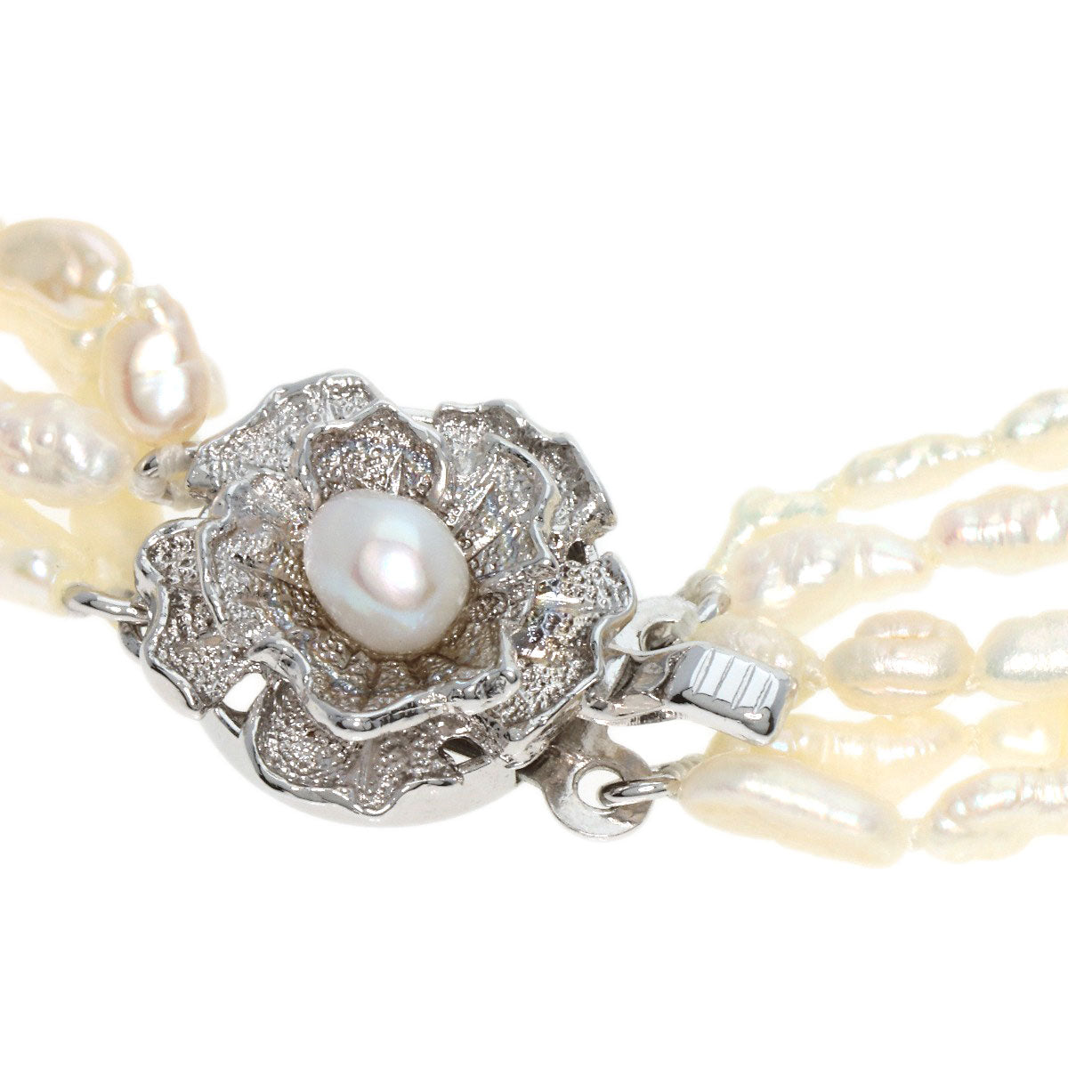Keshi pearl Pearl Bracelet Silver 11.7g　Ladies