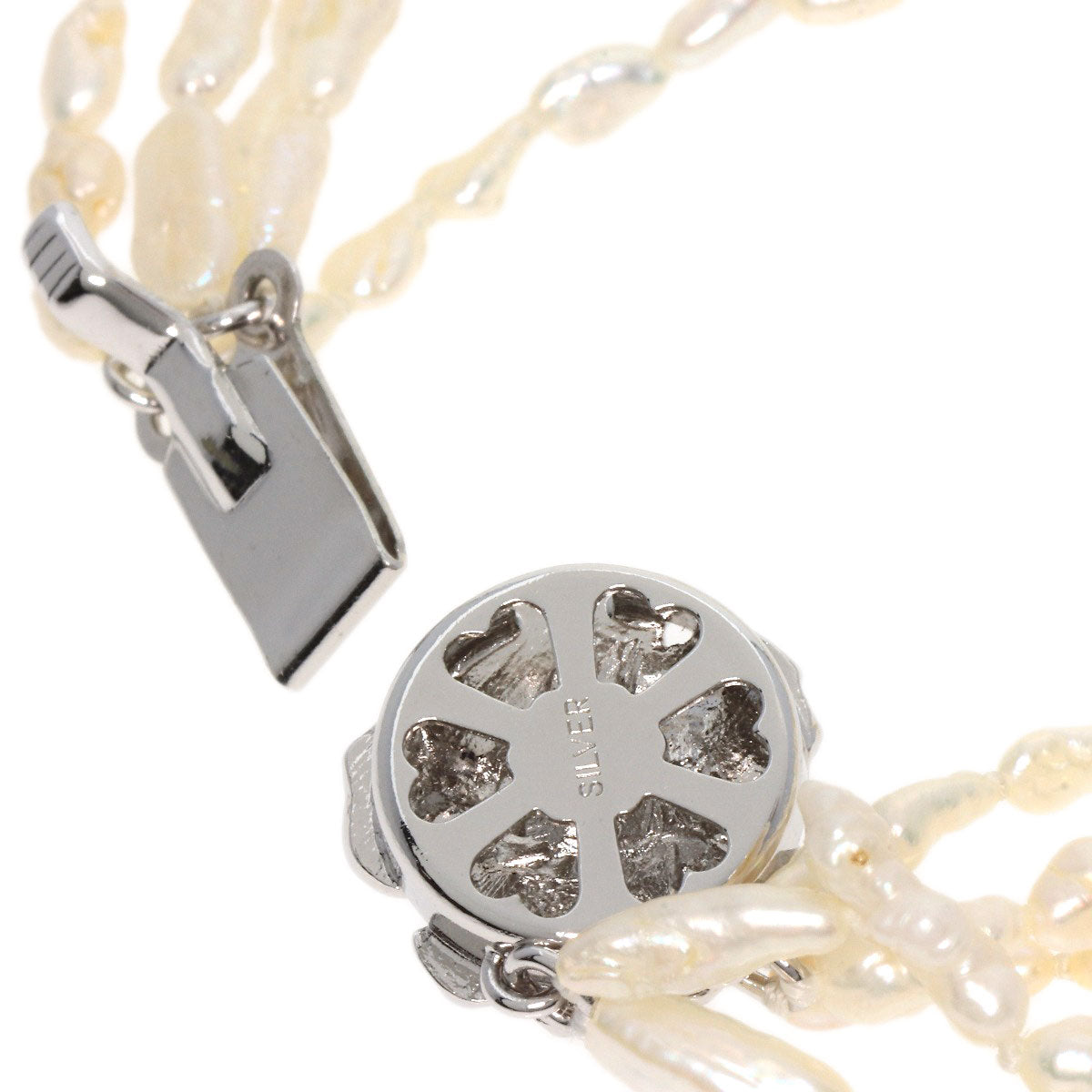 Keshi pearl Pearl Bracelet Silver 11.7g　Ladies