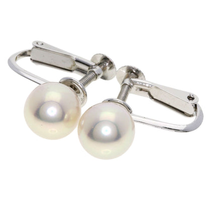 Akoya pearl Pearl Earring K14 White Gold  3g　Ladies