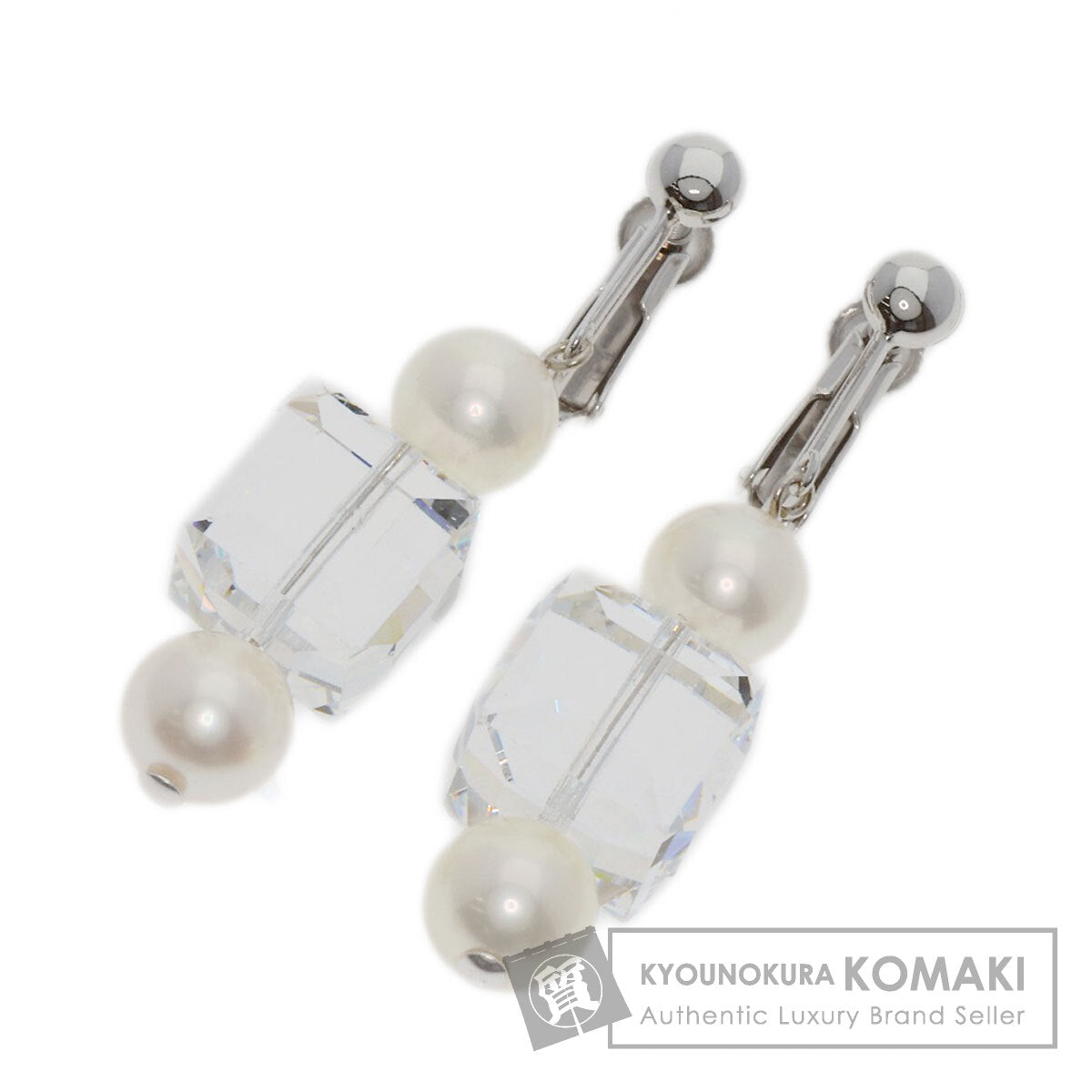 TASAKI   Earring Pearl Pearl K18 White Gold Ladies