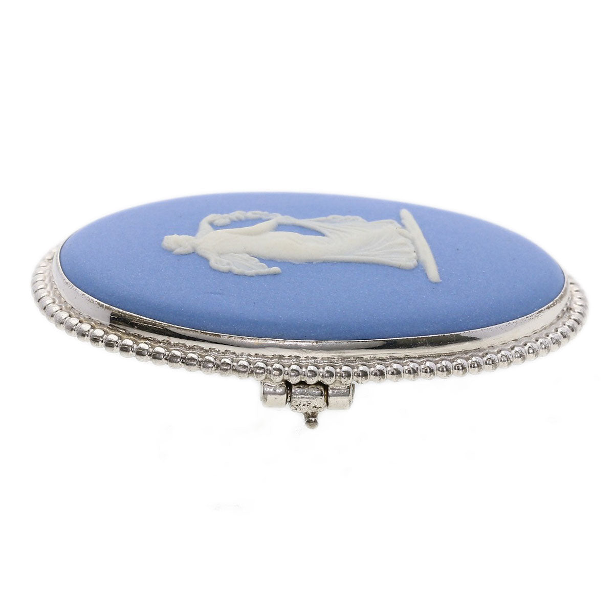 WEDGWOOD Jasper Brooch Silver Ladies [Used]