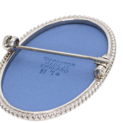 WEDGWOOD Jasper Brooch Silver Ladies [Used]