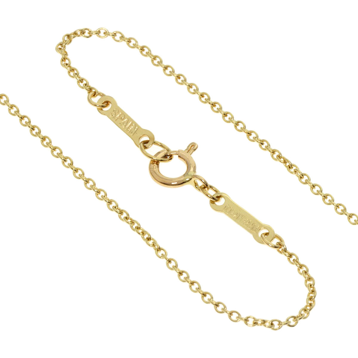 TIFFANY&Co.   Necklace Open heart K18 Yellow Gold Ladies