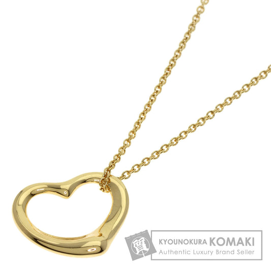 TIFFANY&Co.   Necklace Open heart K18 Yellow Gold Ladies