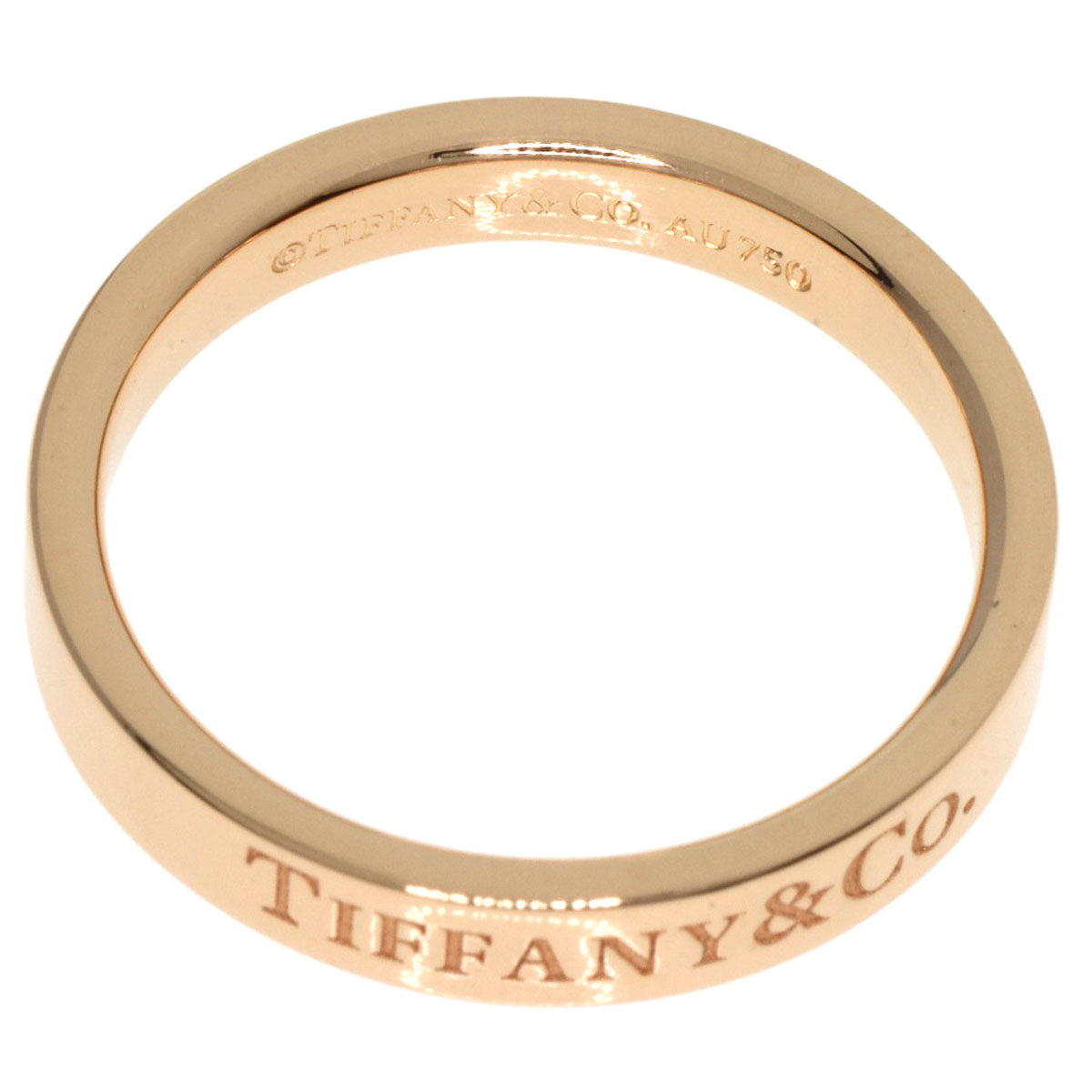 TIFFANY&Co.   Ring Flat band K18 Pink Gold Ladies