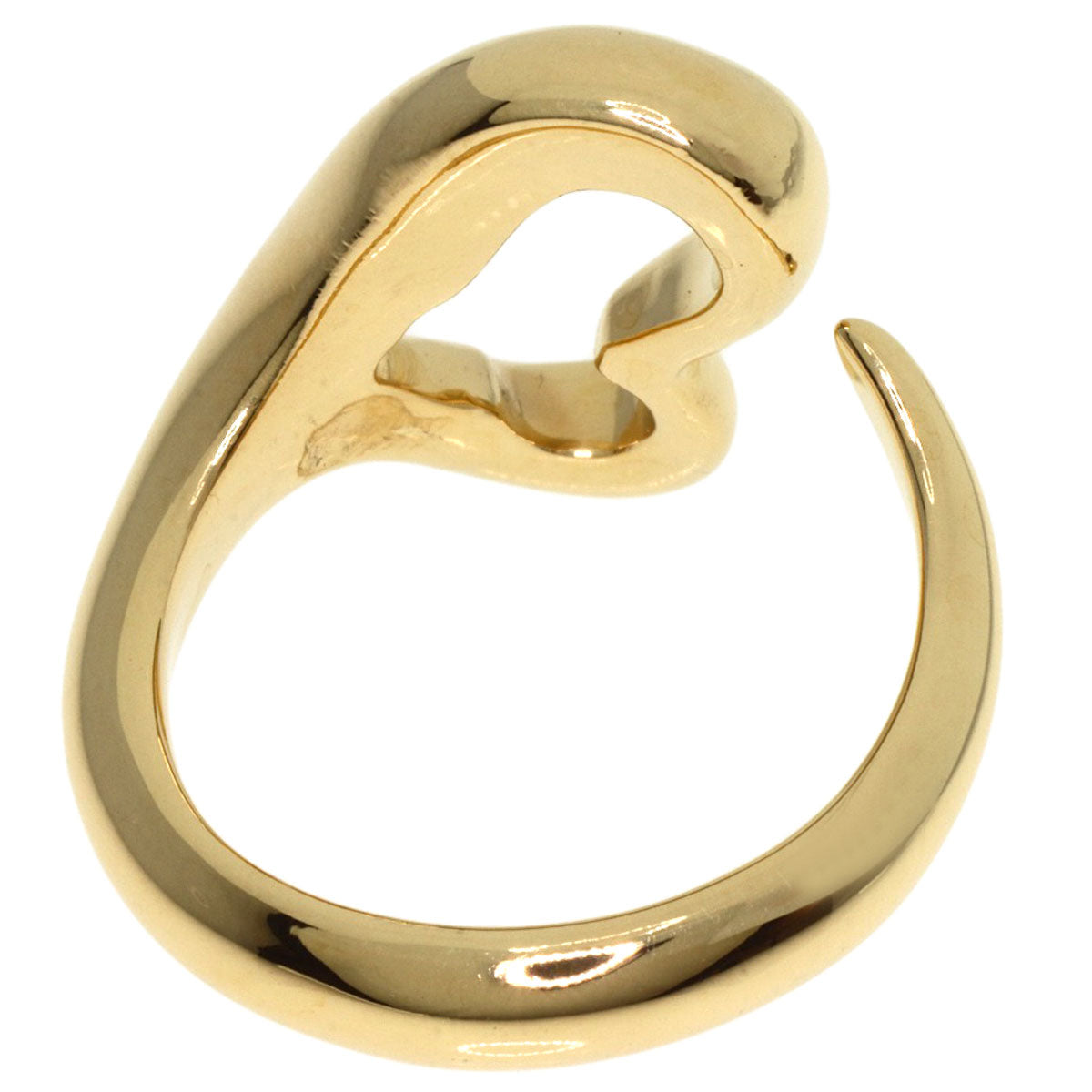 TIFFANY&Co.   Ring Open heart K18 Yellow Gold Ladies