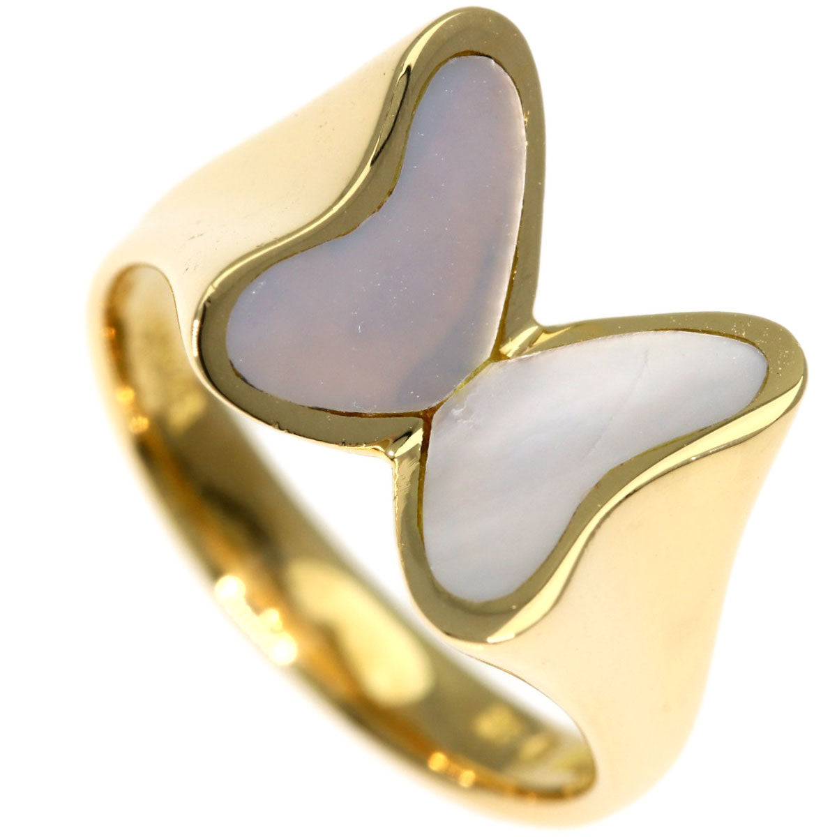 TIFFANY&Co.   Ring Butterfly Shell K18 Yellow Gold Ladies