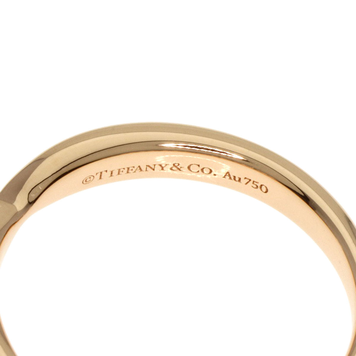 TIFFANY&Co.   Ring harmony wedding band K18 Pink Gold Ladies