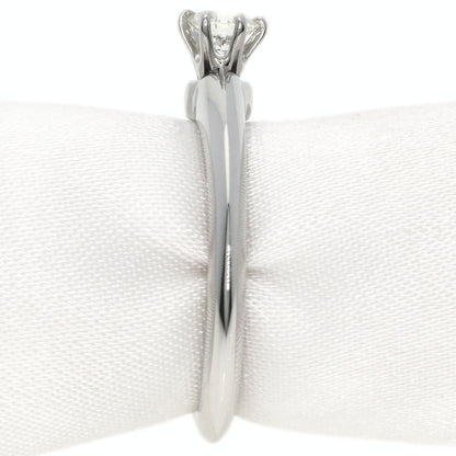 TIFFANY&Co.   Ring Solitaire Diamond Knife Edge Platinum PT950 Ladies