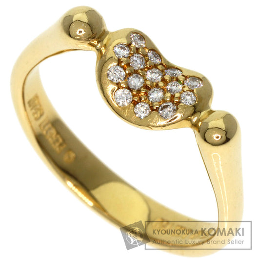 TIFFANY&Co.   Ring Bean Diamond K18 Yellow Gold Ladies