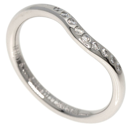 TIFFANY&Co.   Ring Curved band Diamond Platinum PT950 Ladies