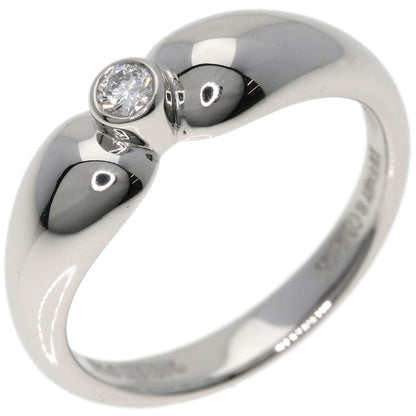 TIFFANY&Co.   Ring Double Teardrop 1P Diamond Platinum PT950 Ladies