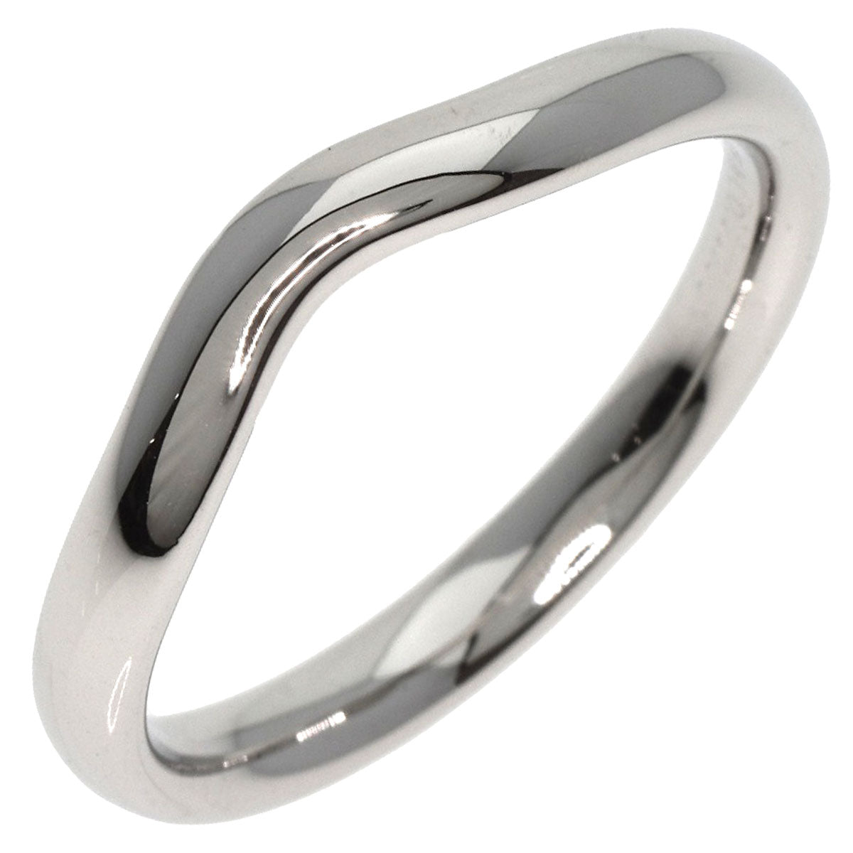 TIFFANY&Co.   Ring Curved band Platinum PT950 Ladies