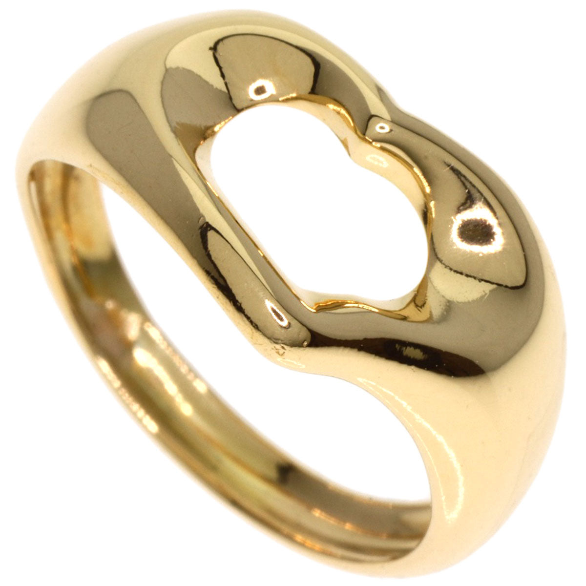 TIFFANY&Co.   Ring Open heart K18 Yellow Gold Ladies