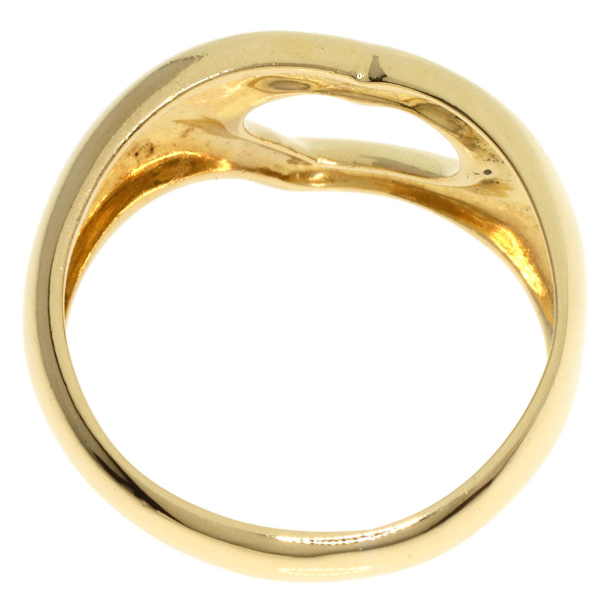 TIFFANY&Co.   Ring Open heart K18 Yellow Gold Ladies