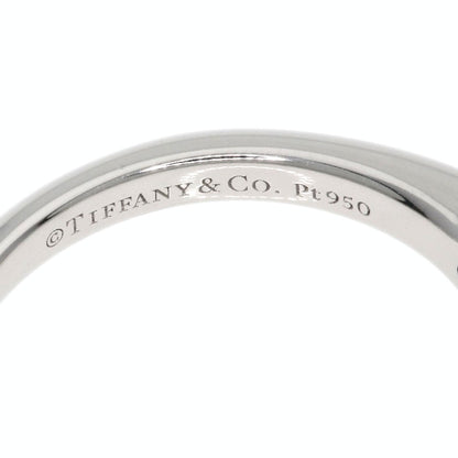 TIFFANY&Co.   Ring Solitaire Diamond Knife Edge Platinum PT950 Ladies