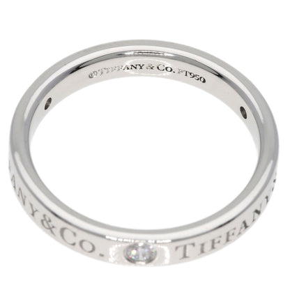 TIFFANY&Co.   Ring Flat band 3P Diamond Platinum PT950 Ladies