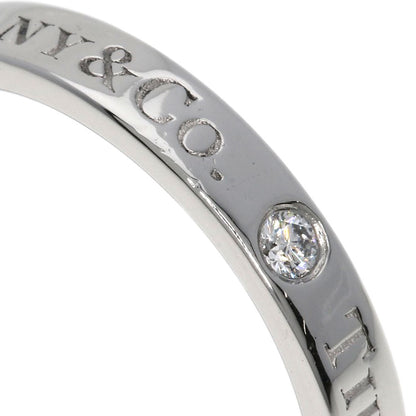 TIFFANY&Co.   Ring Flat band 3P Diamond Platinum PT950 Ladies