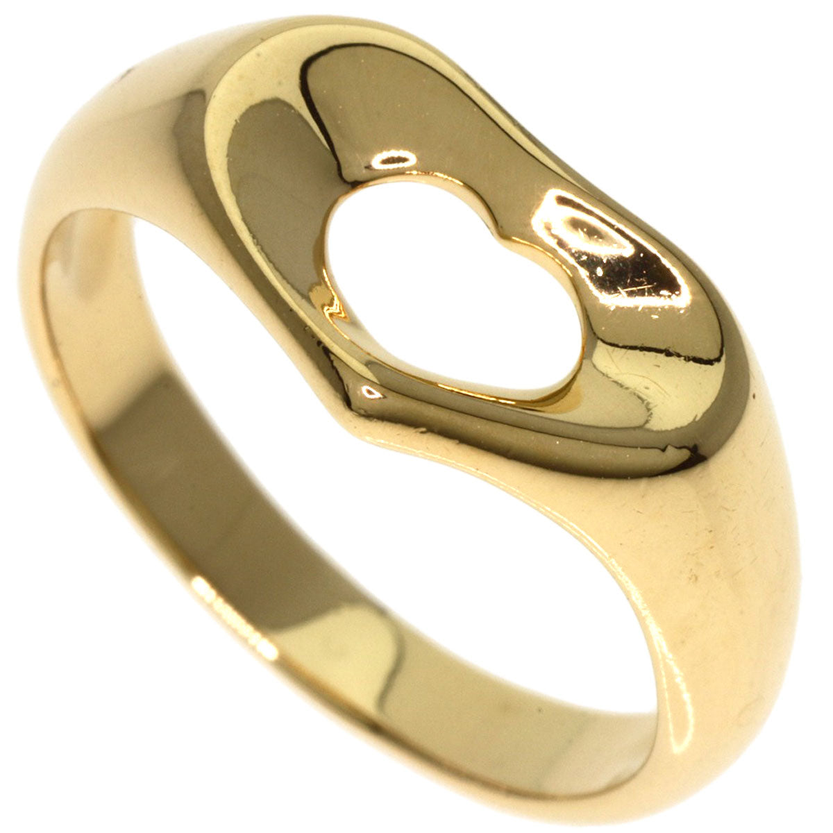 TIFFANY&Co.   Ring Open heart K18 Yellow Gold Ladies