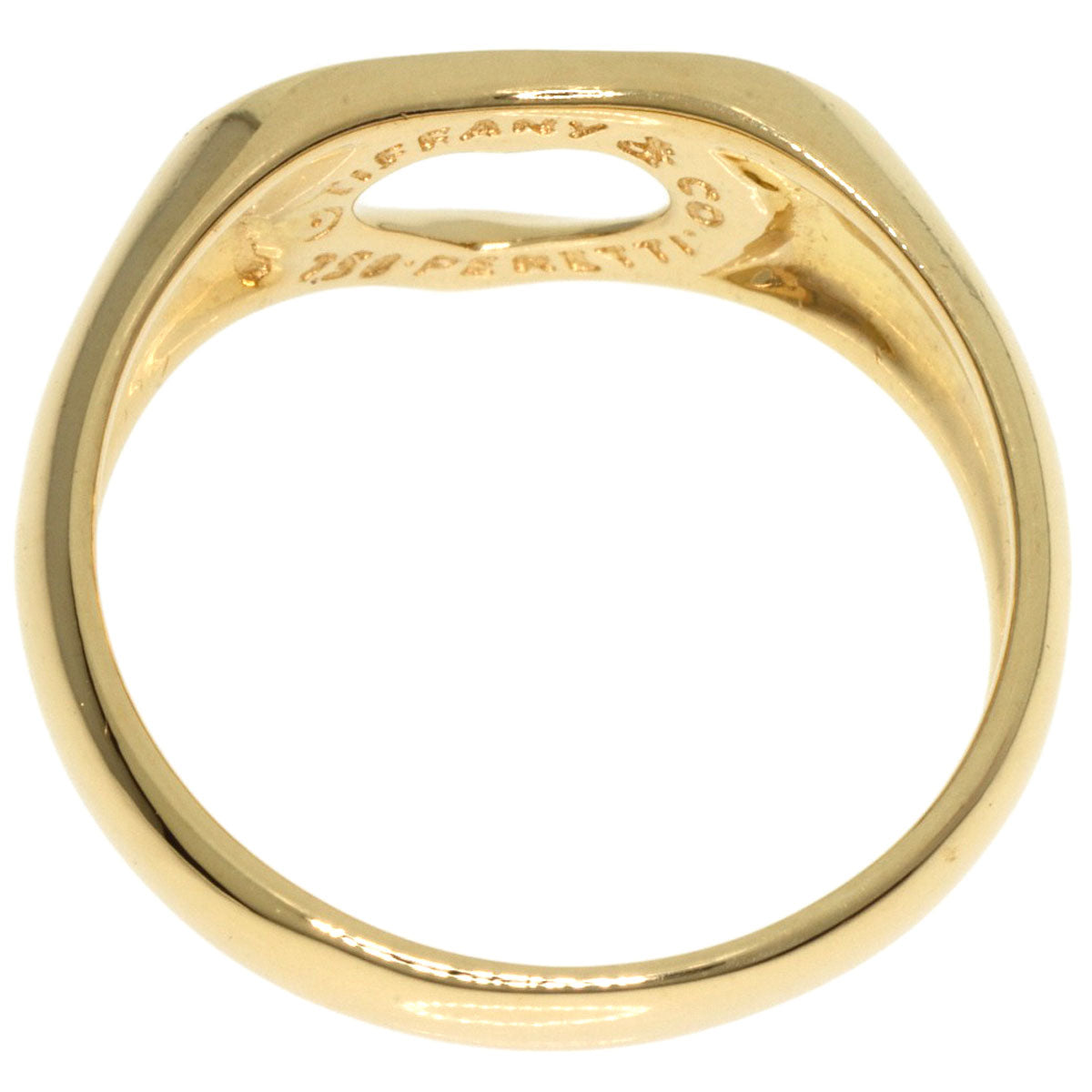 TIFFANY&Co.   Ring Open heart K18 Yellow Gold Ladies