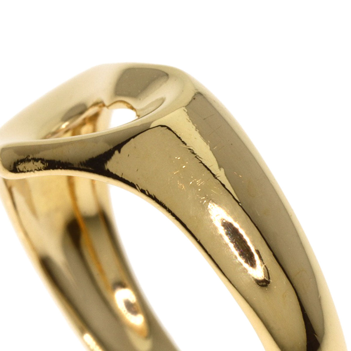 TIFFANY&Co.   Ring Open heart K18 Yellow Gold Ladies