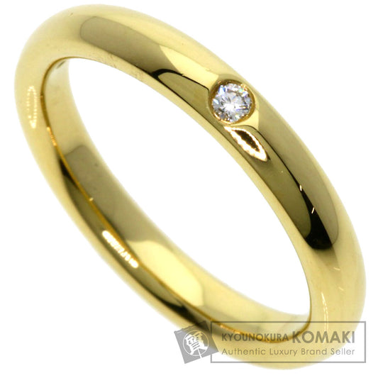 TIFFANY&Co.   Ring Stacking band 1P Diamond K18 Yellow Gold Ladies