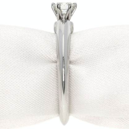 TIFFANY&Co.   Ring Solitaire Diamond Knife Edge Platinum PT950 Ladies