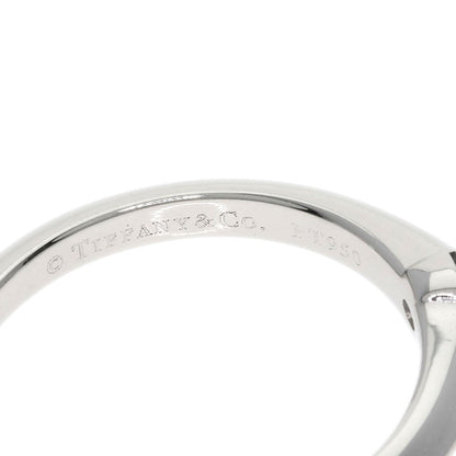 TIFFANY&Co.   Ring Solitaire Diamond Knife Edge Platinum PT950 Ladies