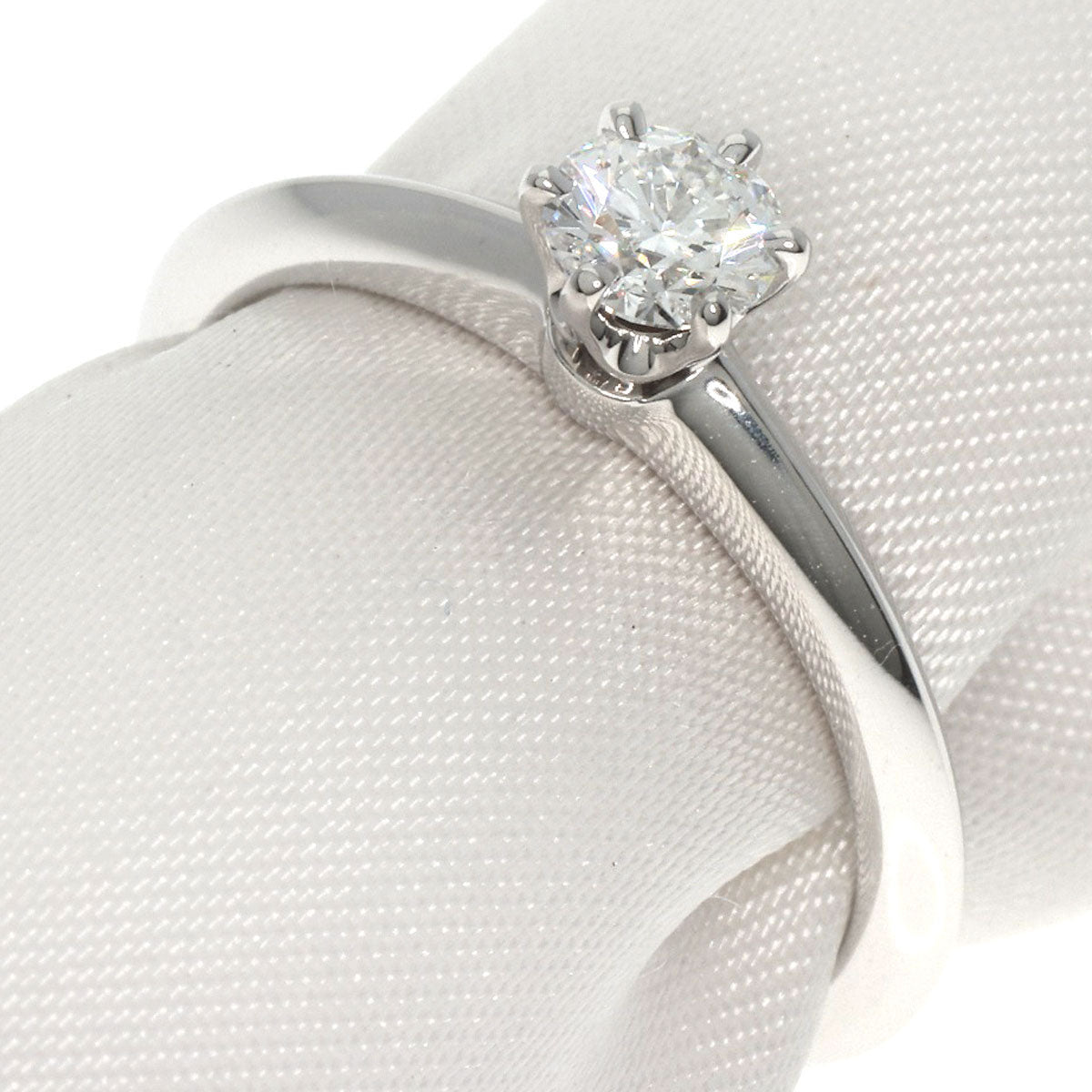 TIFFANY&Co.   Ring Solitaire Diamond Platinum PT950 Ladies