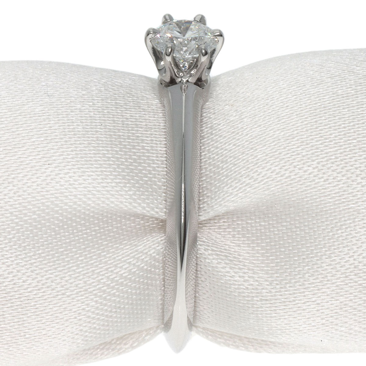 TIFFANY&Co.   Ring Solitaire Diamond Platinum PT950 Ladies