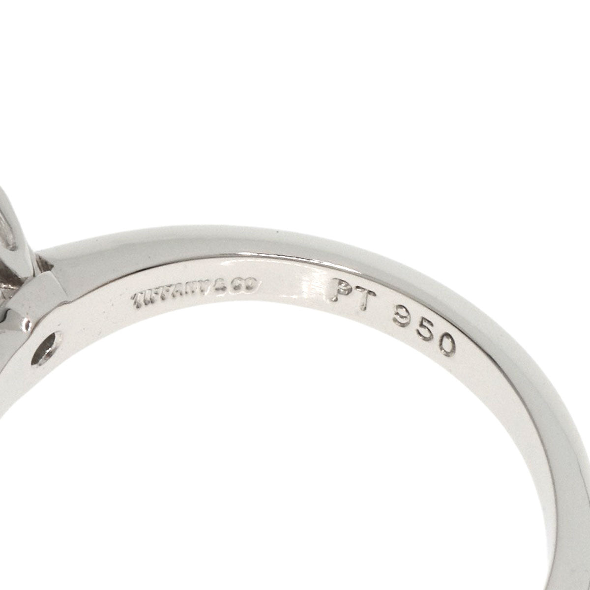 TIFFANY&Co.   Ring Solitaire Diamond Platinum PT950 Ladies