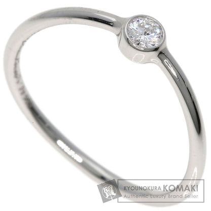 TIFFANY&Co.   Ring Wave 1P Diamond Platinum PT950 Ladies