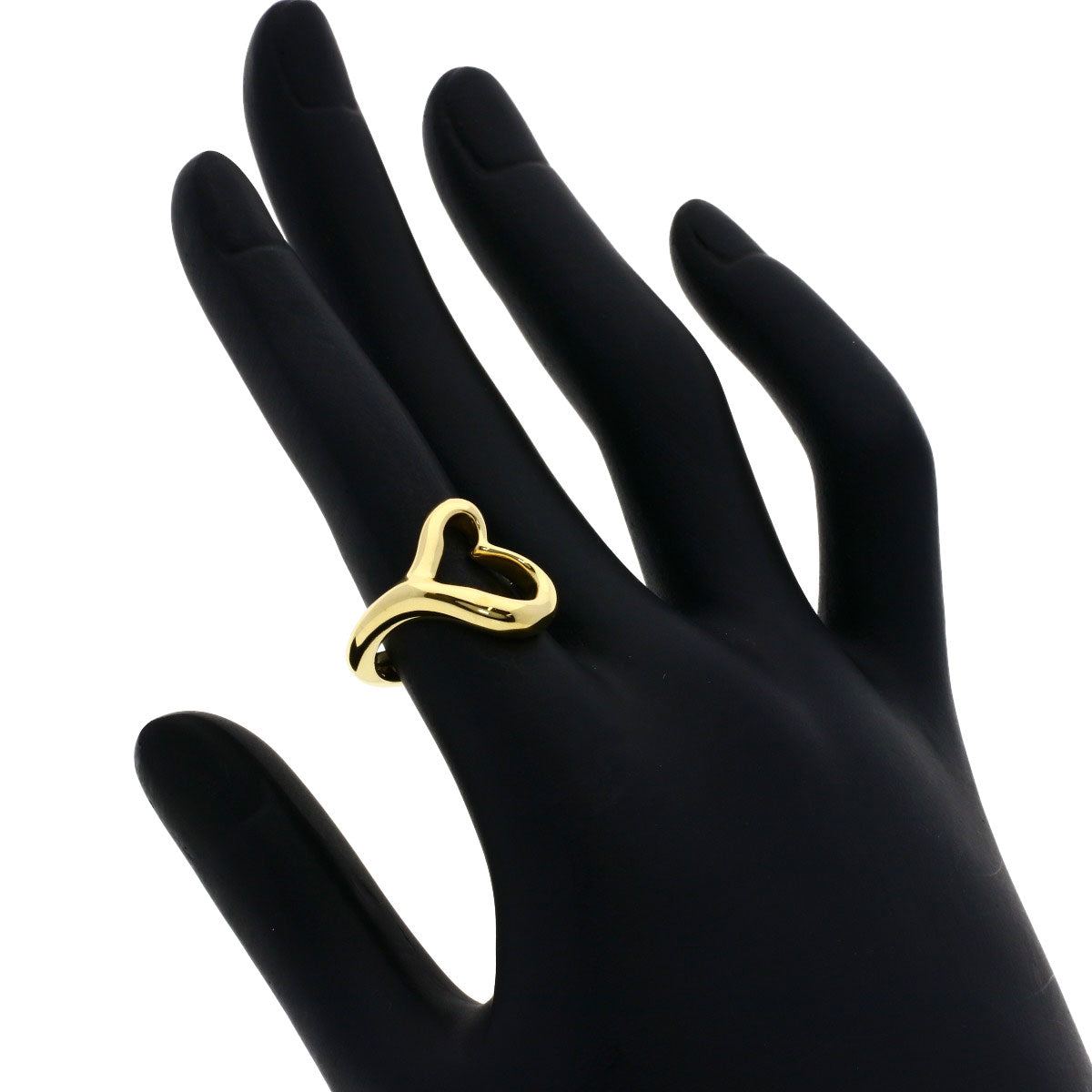 TIFFANY&Co.   Ring Open heart K18 Yellow Gold Ladies