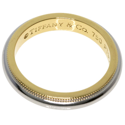 TIFFANY&Co.   Ring Milgrain Platinum PT950 18K Yellow GoldLadies